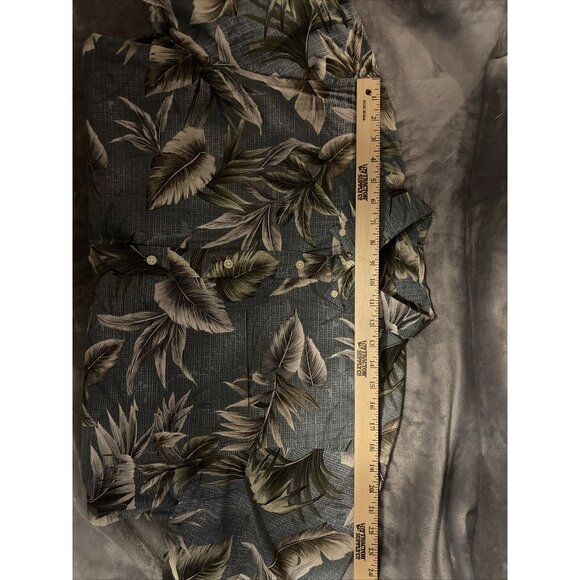 David Taylor Hawaiian Shirt Mens Large Beach Tropical Short Sleeve Button Down - Picture 8 of 15